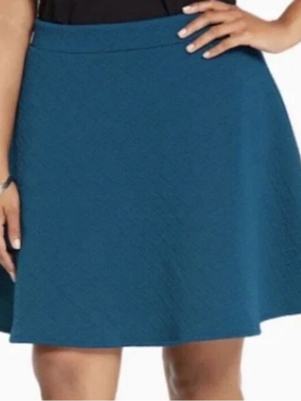torrid Teal Circle Skirt